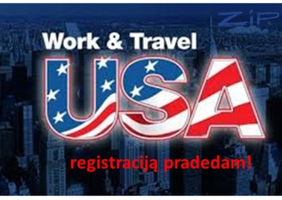 Work and Travel USA 2023 registraciją pradedam!